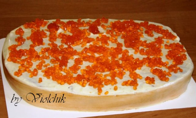 Barili e panini con caviale (torte)