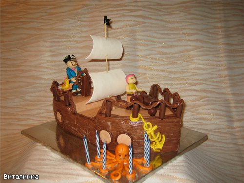 Ships and sea (cakes)