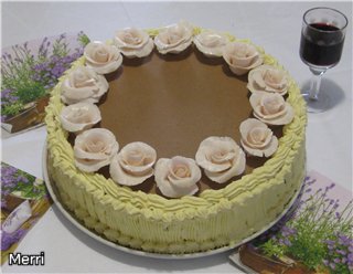 Kiev cake (from the magazine Rabotnitsa)