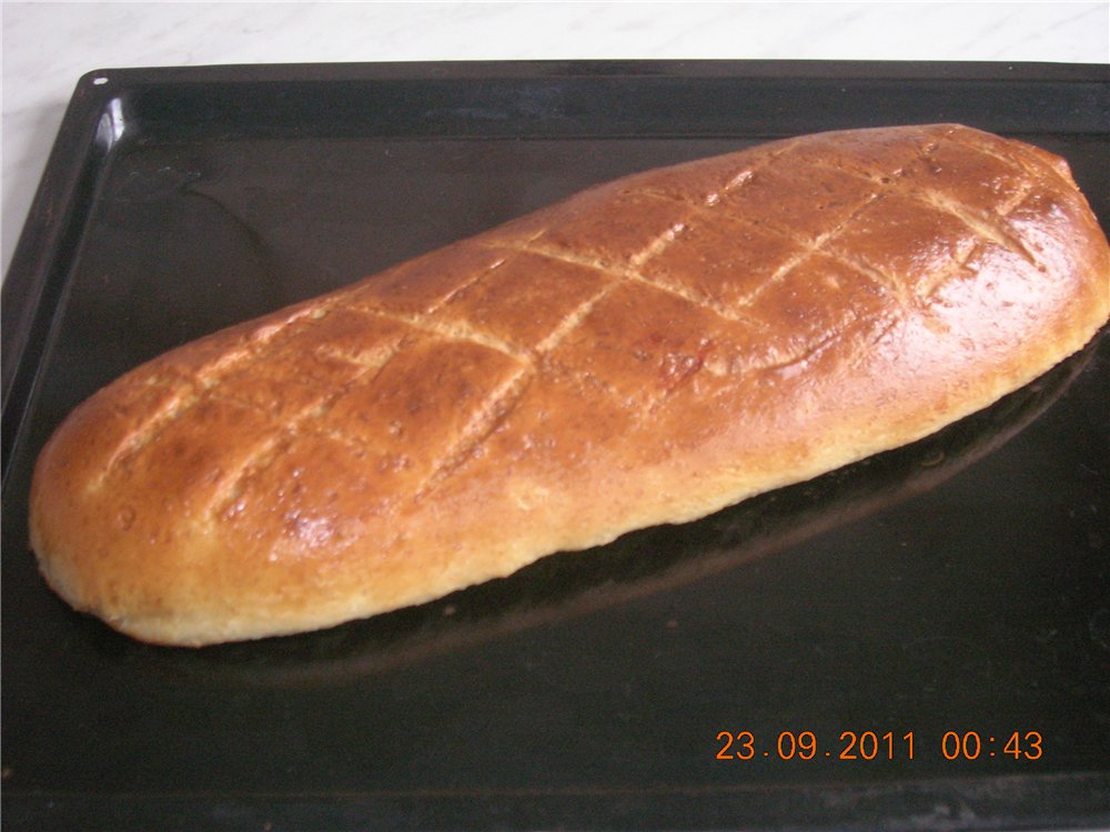 Pan de avena de trigo (horno)