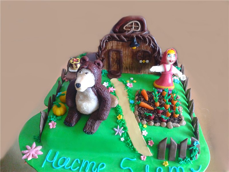 Torte basate sul cartone animato Masha e Orso