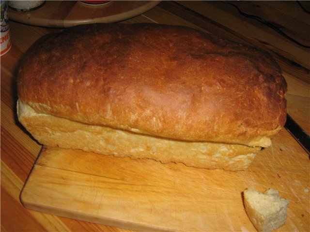 Brewed wheat bread (oven)