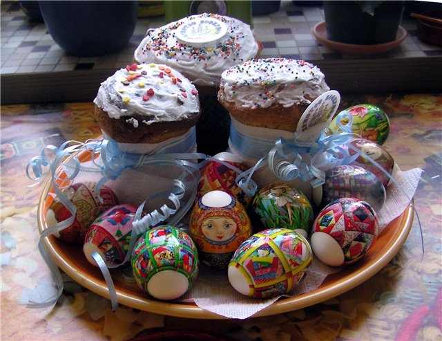 Kulich con Myasoedovskaya en el horno (clase magistral)