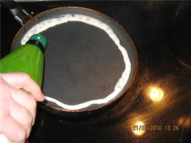 Pannenkoeken met zuurdesemgaas