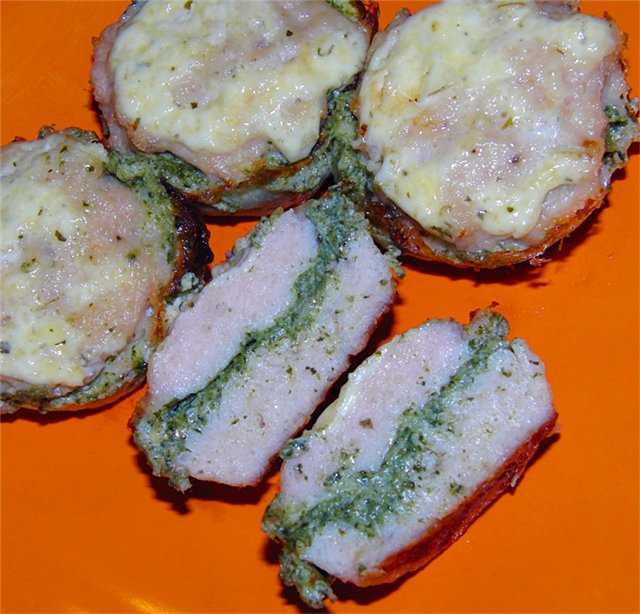 Pechugas de pollo con relleno de queso