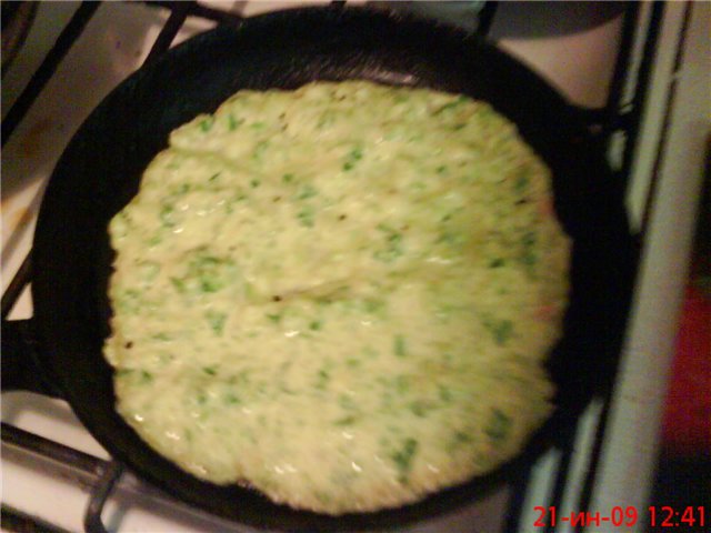 Snack squashcake met champignons!