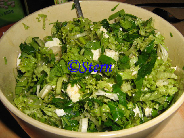 Salad bắp cải với phô mai feta