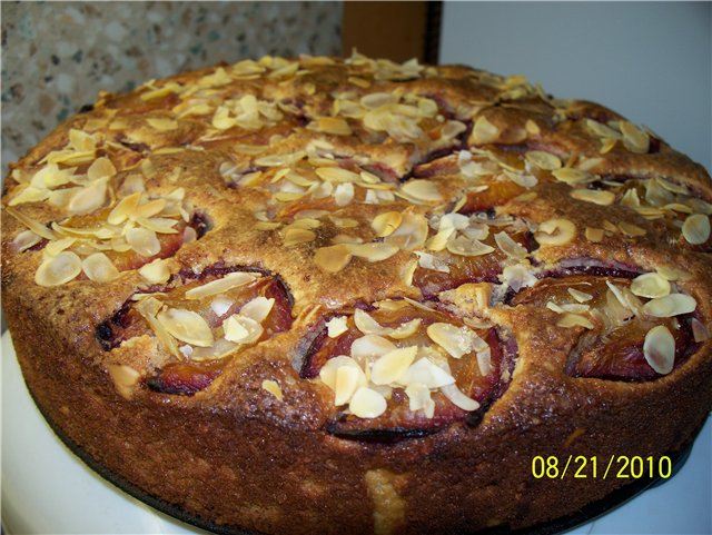 Pastel de ciruela Jamie Oliver