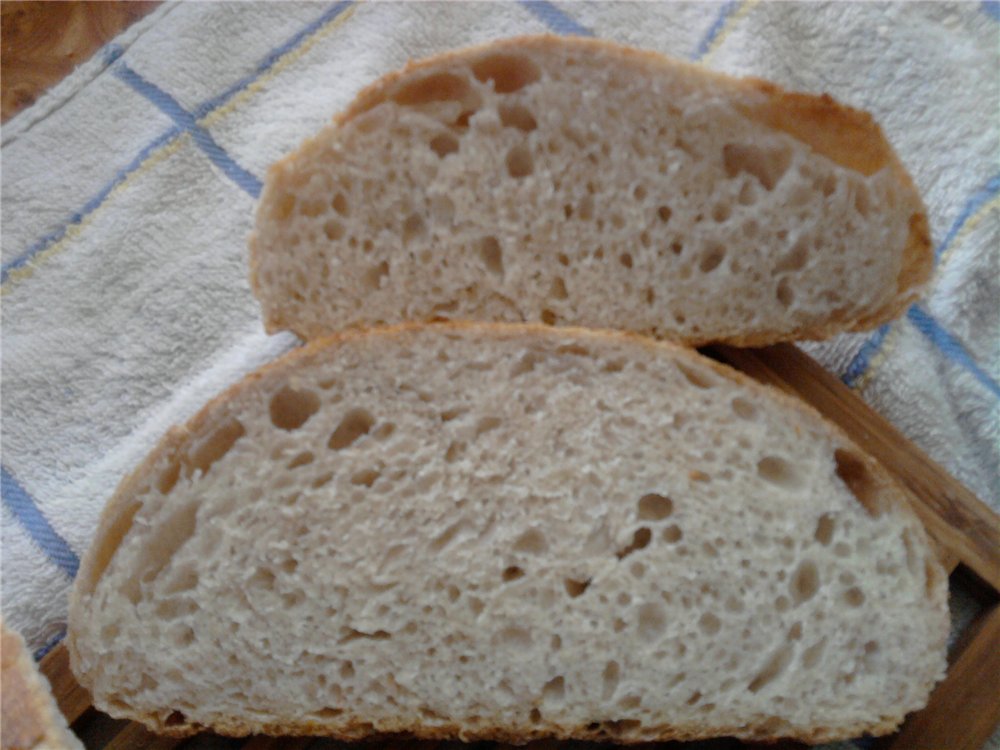 Italian bread (Ann Thibeault) in the oven