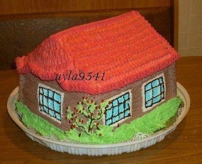 Mga kastilyo, palasyo, bahay (cake)