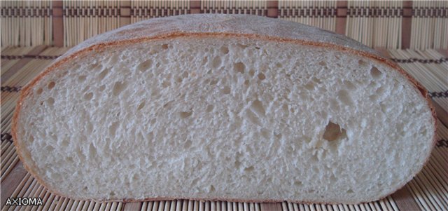 Italiaans brood (Ann Thibeault) in de oven