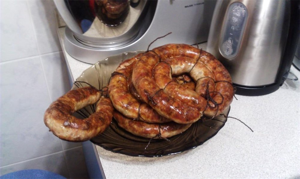 Sausage at home