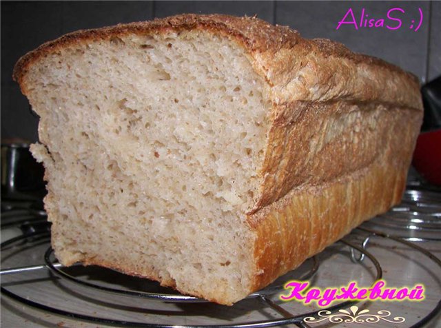 Pane di grano "Lacy" con lievito madre