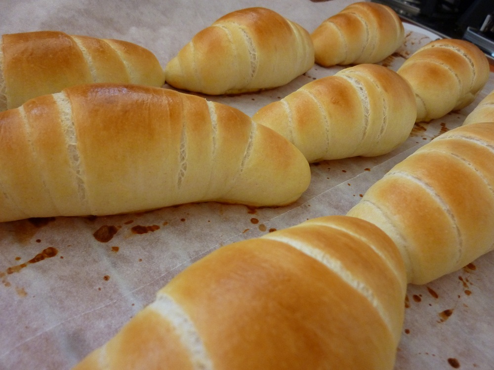 Rollos de mantequilla (bagels cremosos)