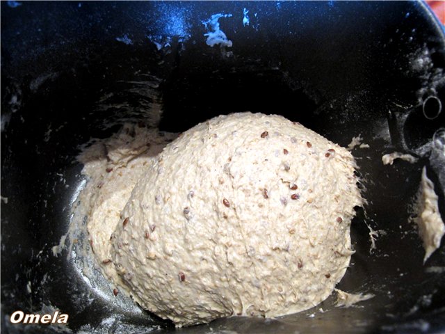 Pane di grano con ricotta integrale e pasta acida