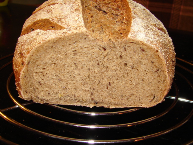 Pane di segale su lievito naturale di kefir con il metodo della lunga fermentazione