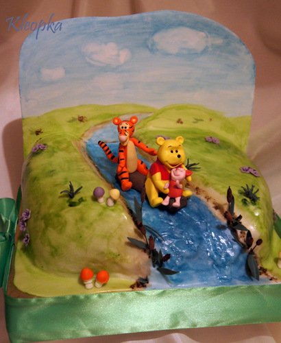 Torte basate sul cartone animato Winnie the Pooh e tutto, tutto, tutto