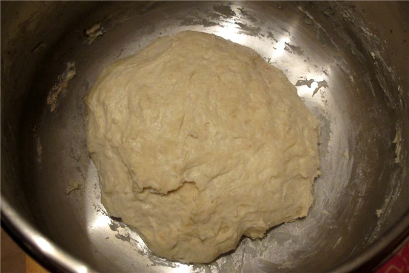 Latvian cheese roll in the oven