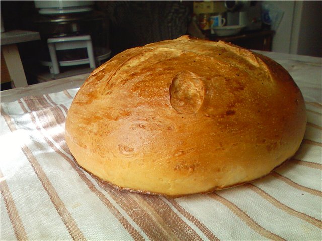 Stein (tallerken) for brødbaking