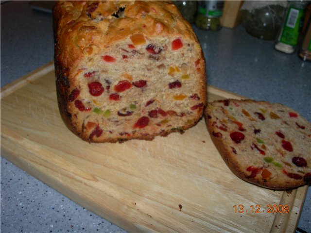 Boter Kugelhof-cake in een broodbakmachine