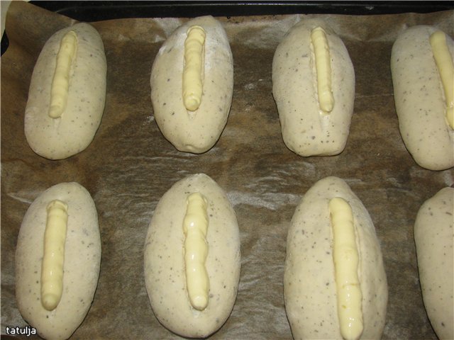 Pan de ajo estilo japonés