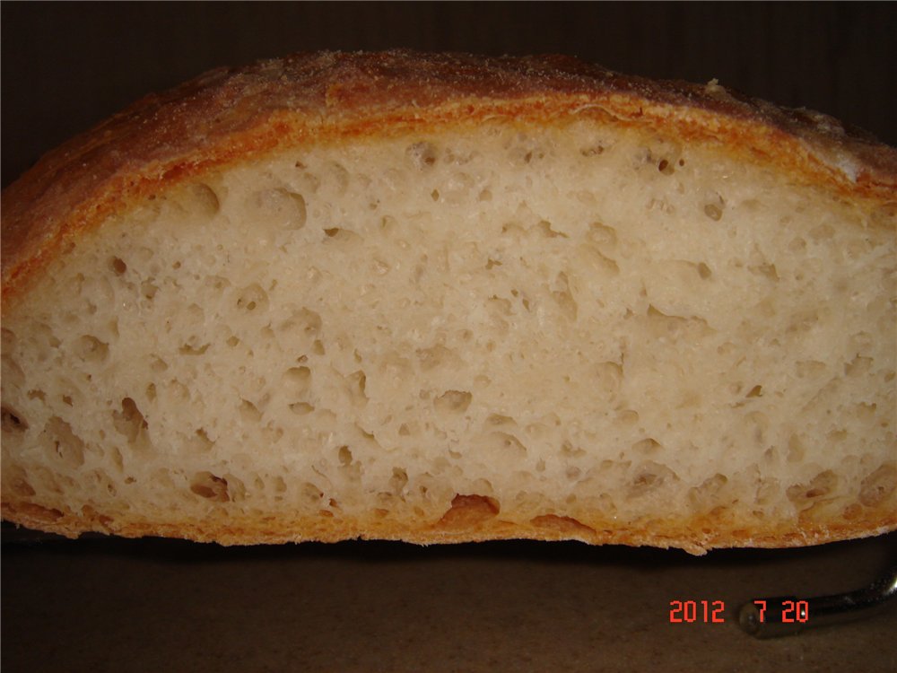 Bread Como (Pane di Como) in the oven (not to be confused with Pane di Come Antico)