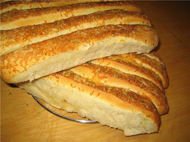 Palitos de pan gigantes