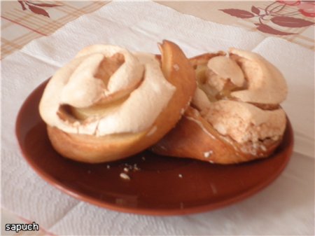 Galletas de requesón con crema de proteínas