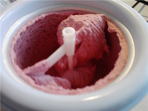 Cherry ice cream