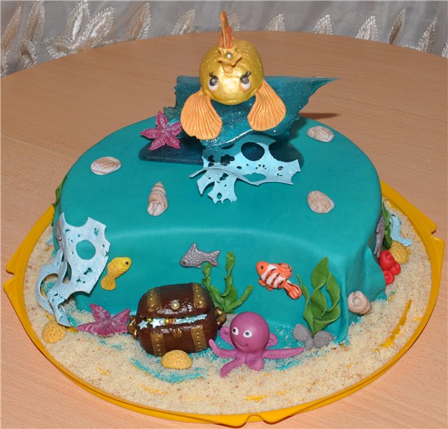 Ships and sea (cakes)