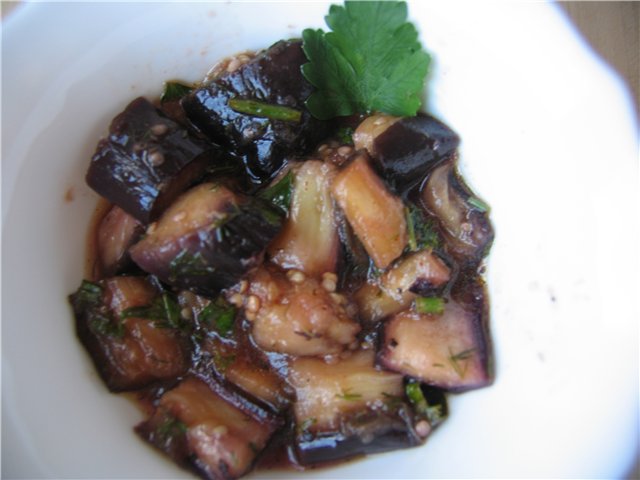 Steamed Eggplant ni Jamie Oliver