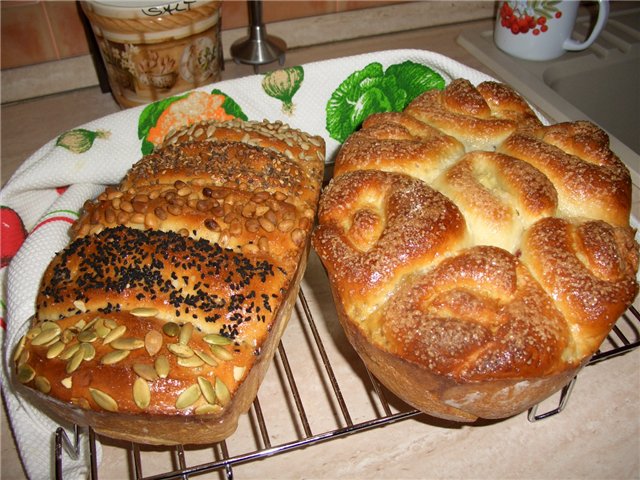 Pan de cuajada de trigo "Delicate" (horno)