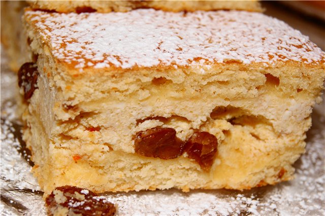 Torta rumena con ricotta