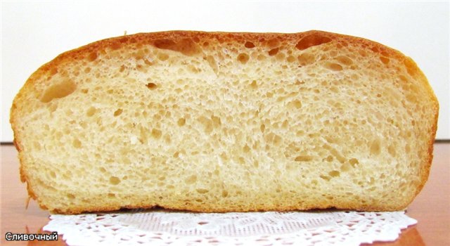 Wheat bread "Creamy" (oven)