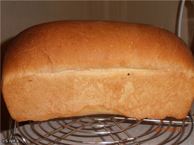 Wheat bread "Air" (in the oven)