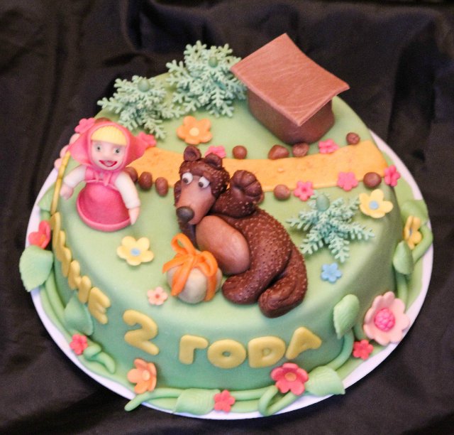 Torte basate sul cartone animato Masha e Orso