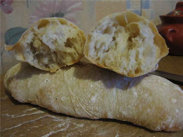 Ciabatta sau 4 giờ nữa