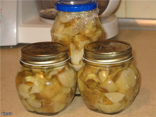 Mantequilla en escabeche