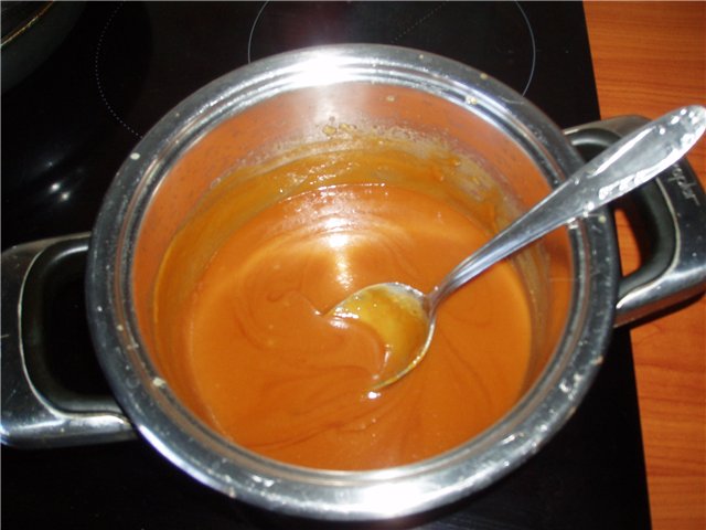 Crema al caramello fondente