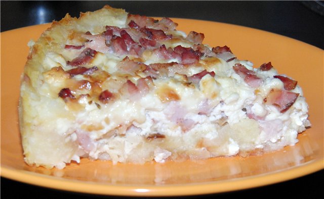 Bramborový quiche