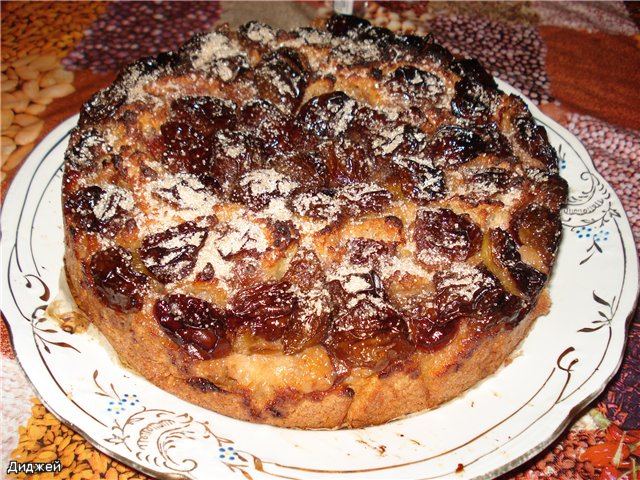 Torta di frutta con pasta d'avena