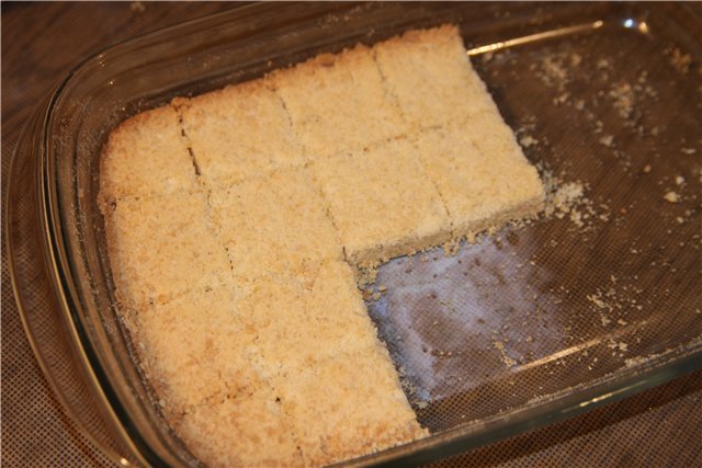 Mga cookies ng mantikilya - shortbread