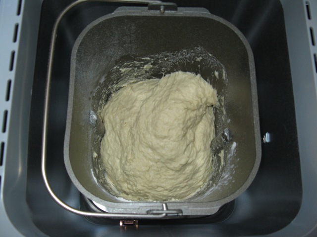 Wheat bread on ripe dough (self-leavening)