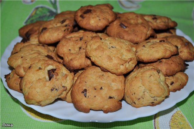 Galletas de calabaza con chocolate