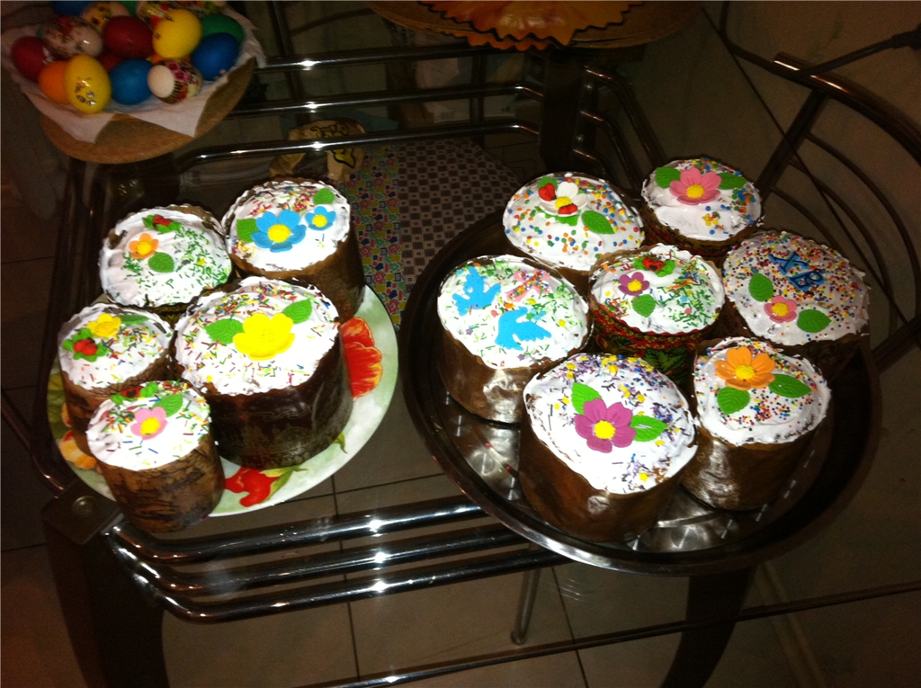 Kulich con Myasoedovskaya en el horno (clase magistral)