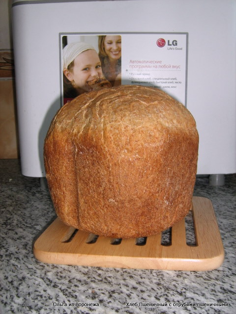 Pane di crusca di grano (macchina per il pane)