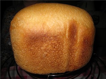 French bread in a bread maker