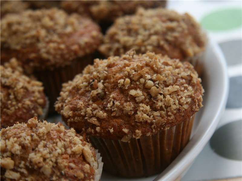 Muffins de zanahoria y miel