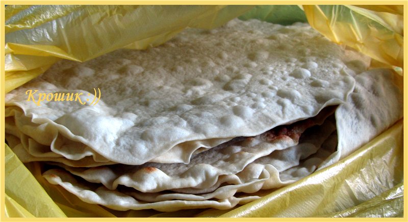 Armenian lavash (manipis)