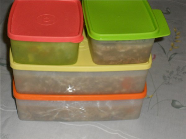 Plastic dishes Tupperware - reviews